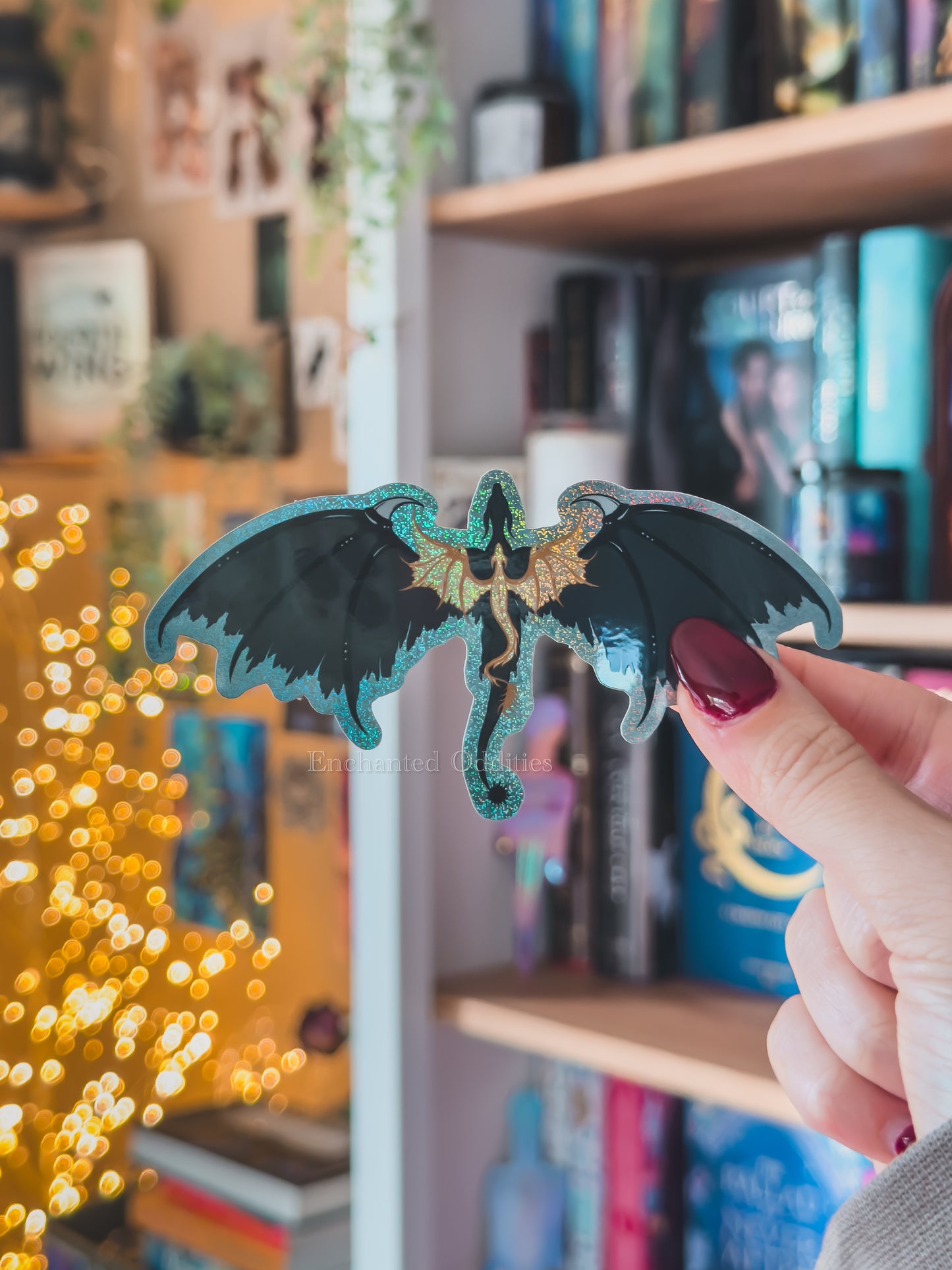 Violets Relic Glitter Sticker