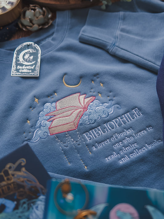 Bibliophile crewneck