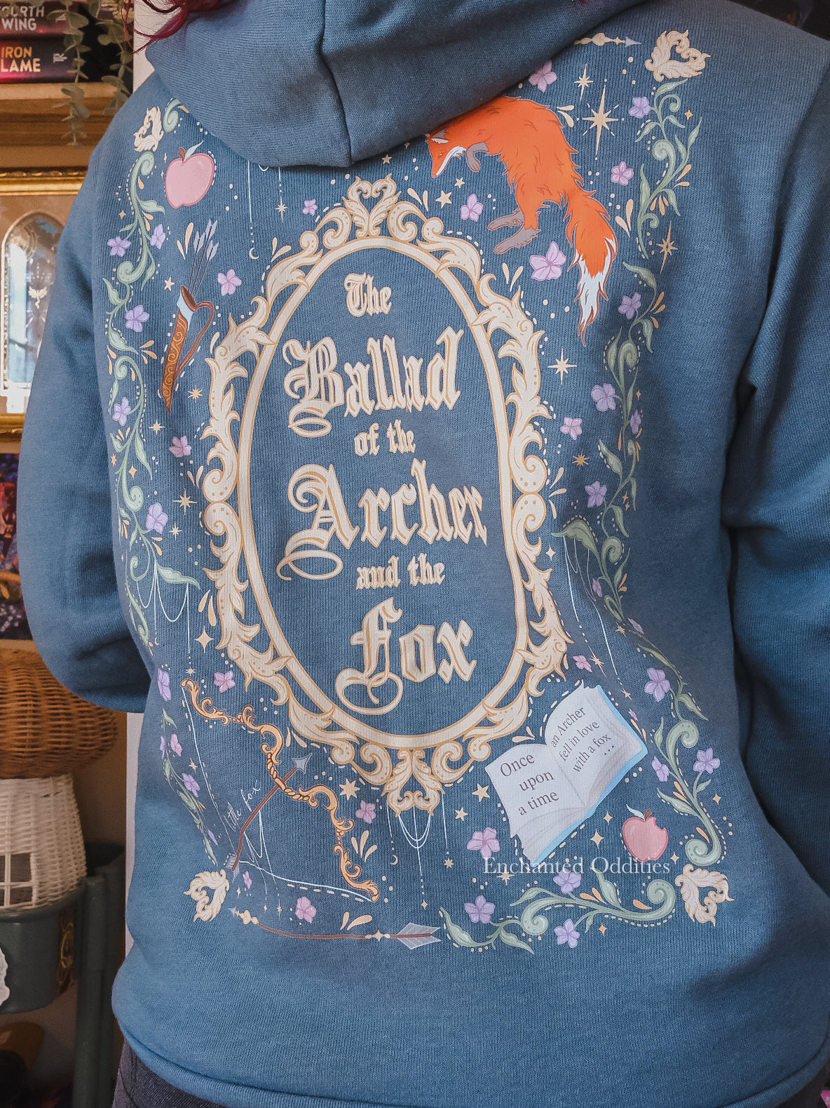 Little Fox zip up hoodie