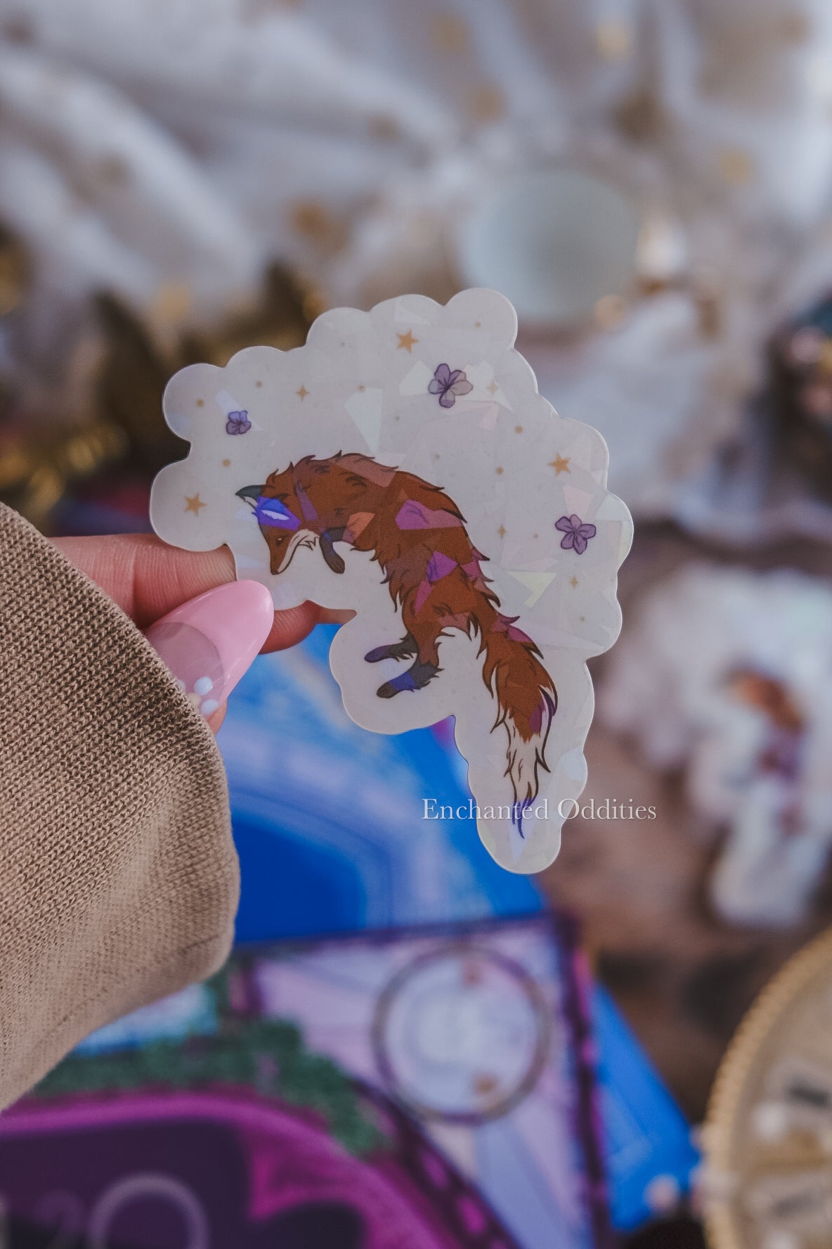 Little Fox Clear Sticker