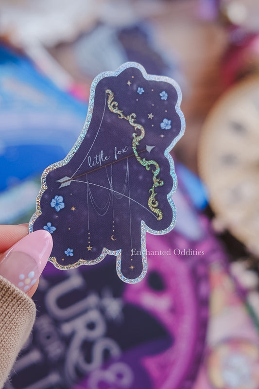 Archer Glitter Sticker