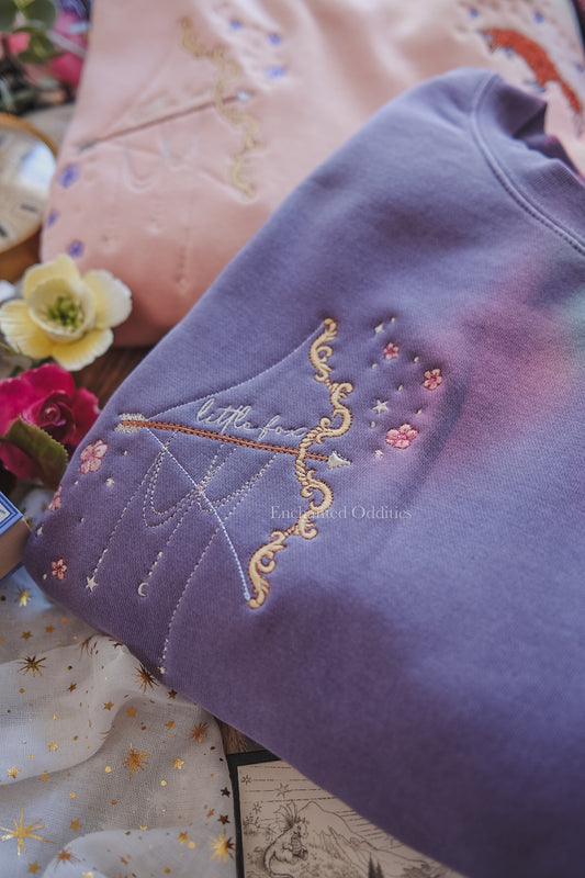 Archer & the Fox crewneck in PURPLE