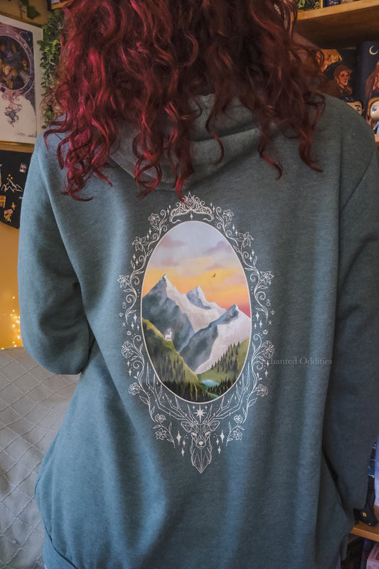 To Whatever End zip up hoodie