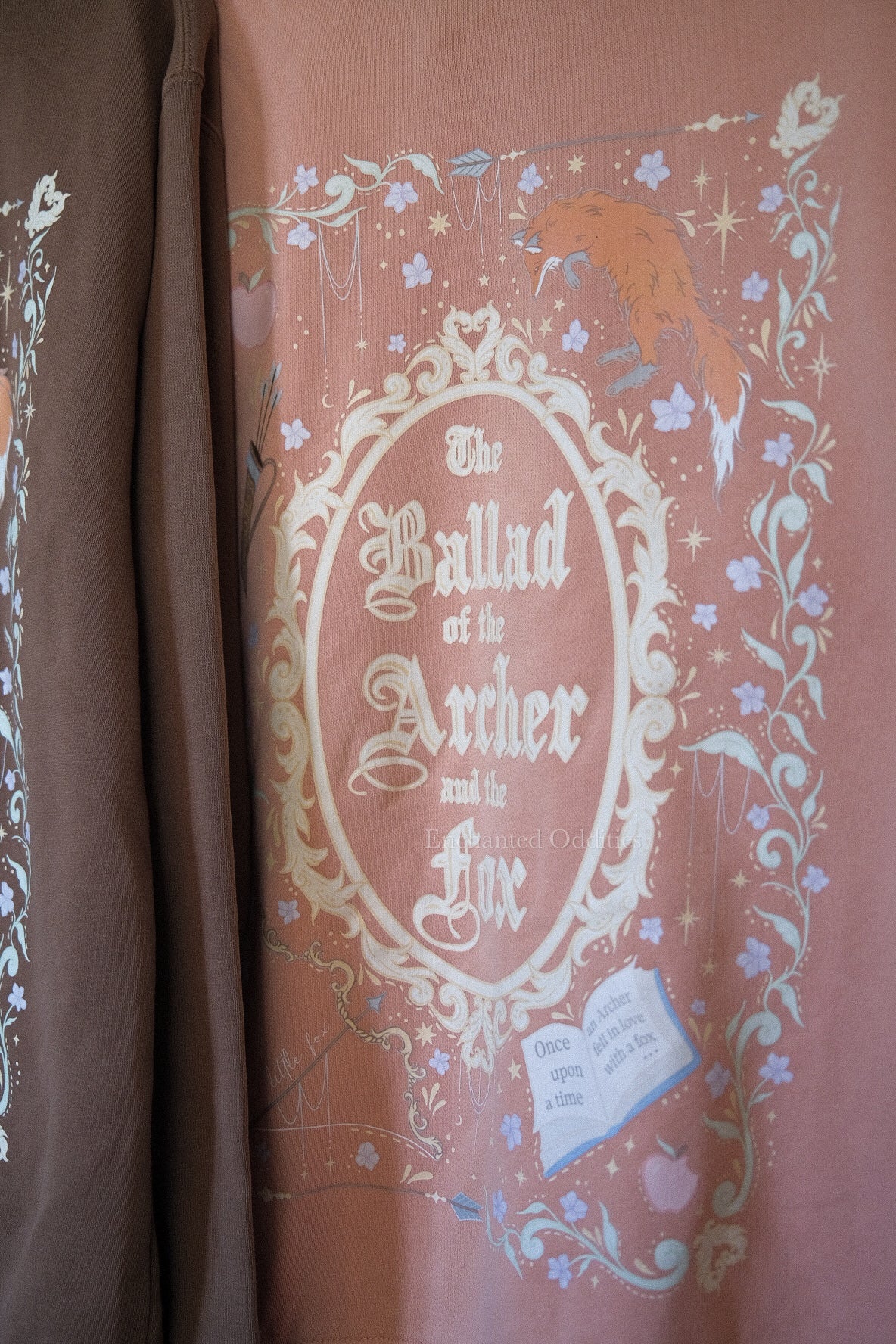 Little Fox crewneck in Blush