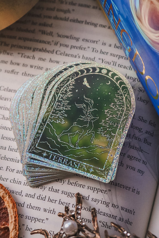 Terrasen Glitter sticker