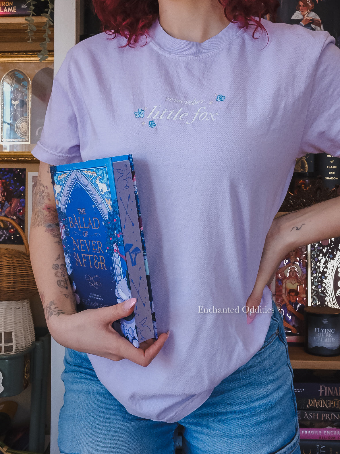 Little Fox tee in lilac