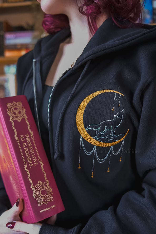 À travers l'amour Sweat à capuche zippé Premium