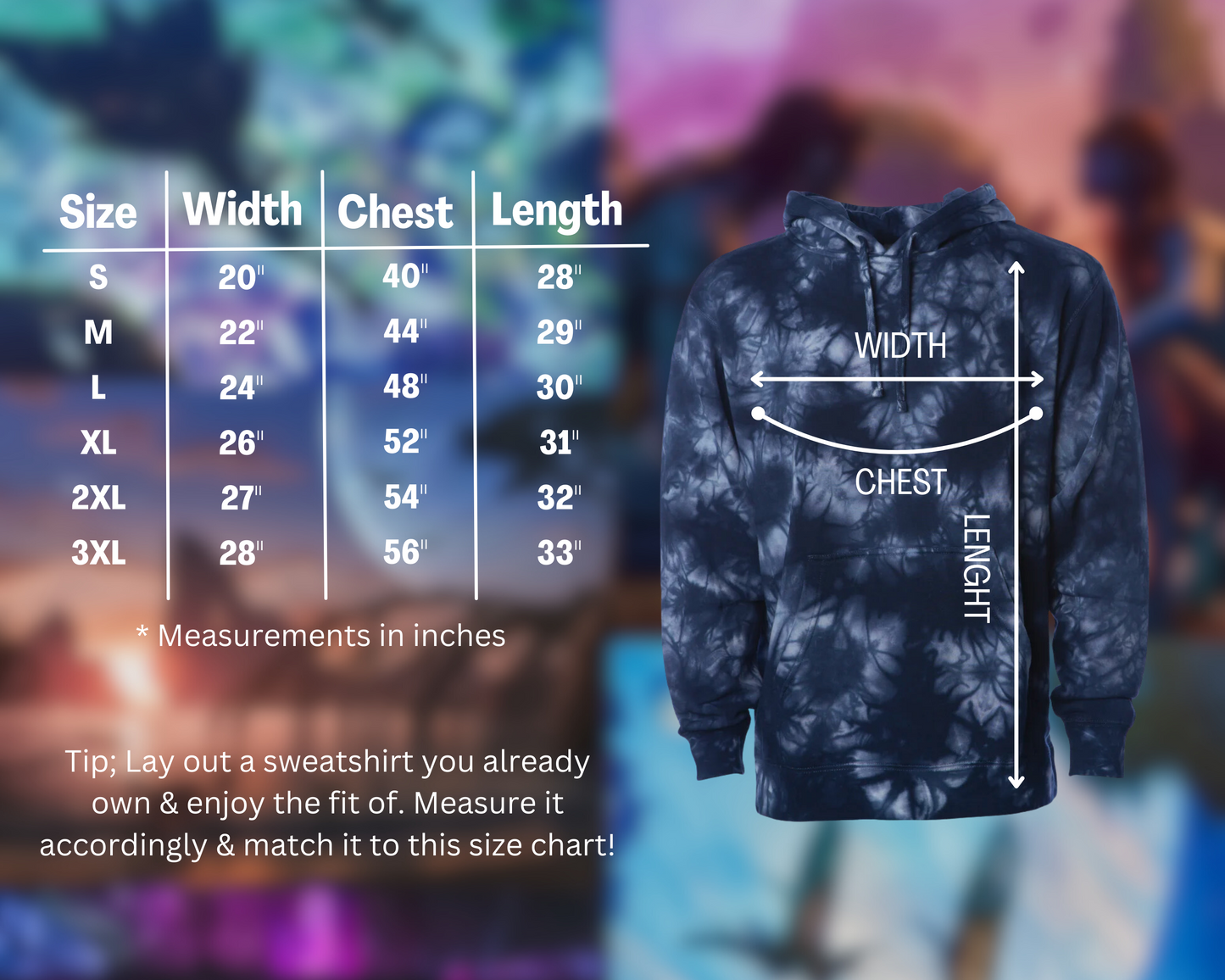 *PRE-ORDER* Last Shadow Premium Tie Dye Hoodie