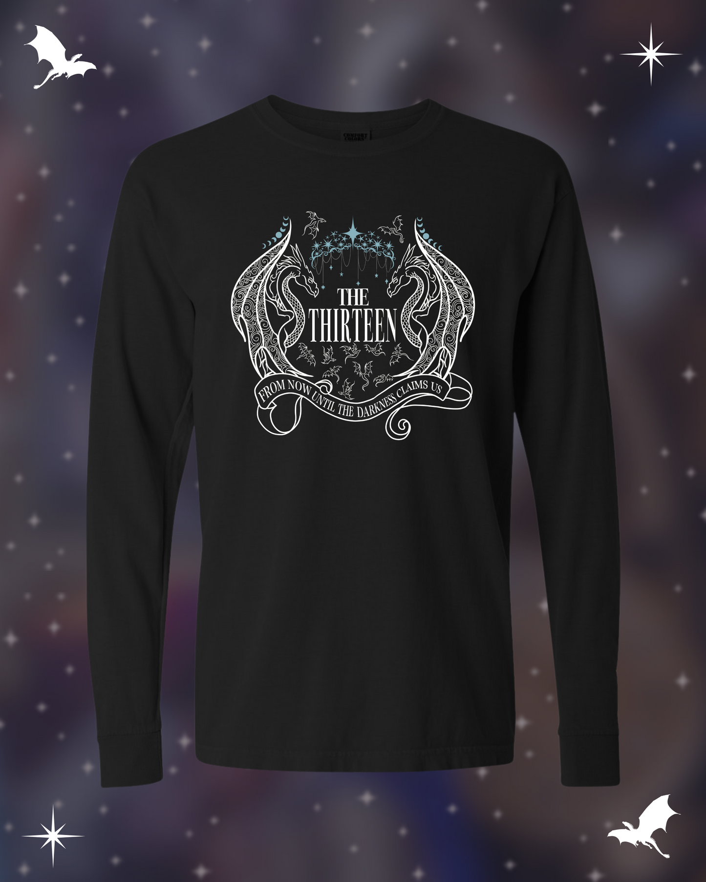 *PRE-ORDER* Thirteen Crest Printed Long Sleeve Tee
