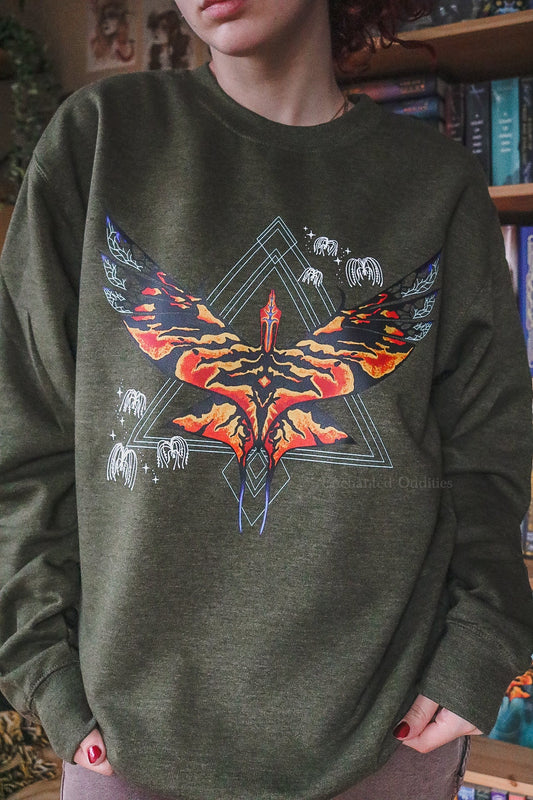 Last Shadow Printed Crewneck