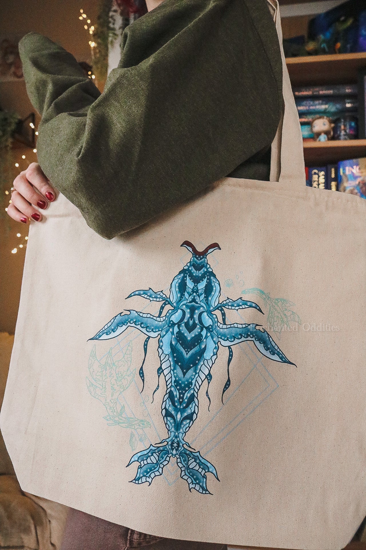 Spirit Sibling Printed Tote Bag