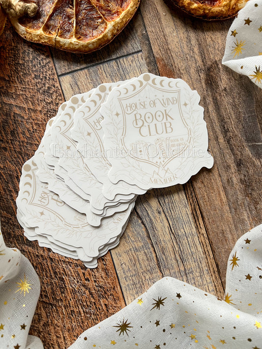 House of Wind BookClub crest sticker