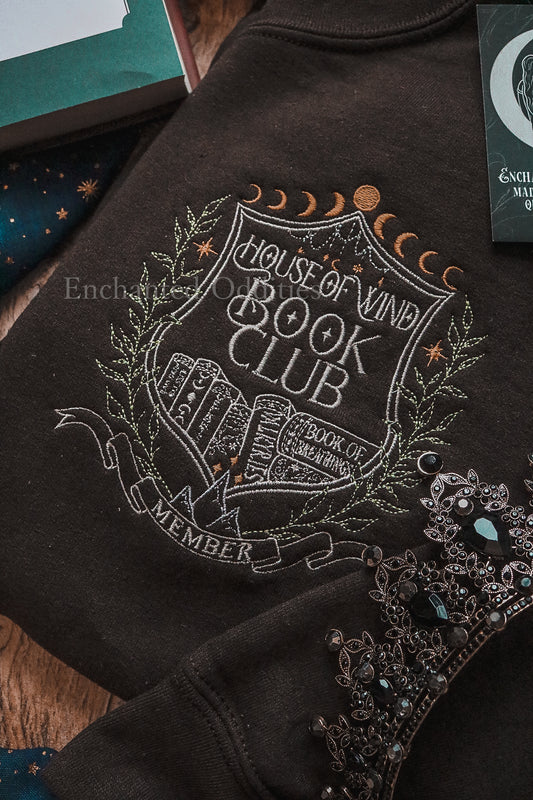 Brown House of Wind Bookclub crewneck