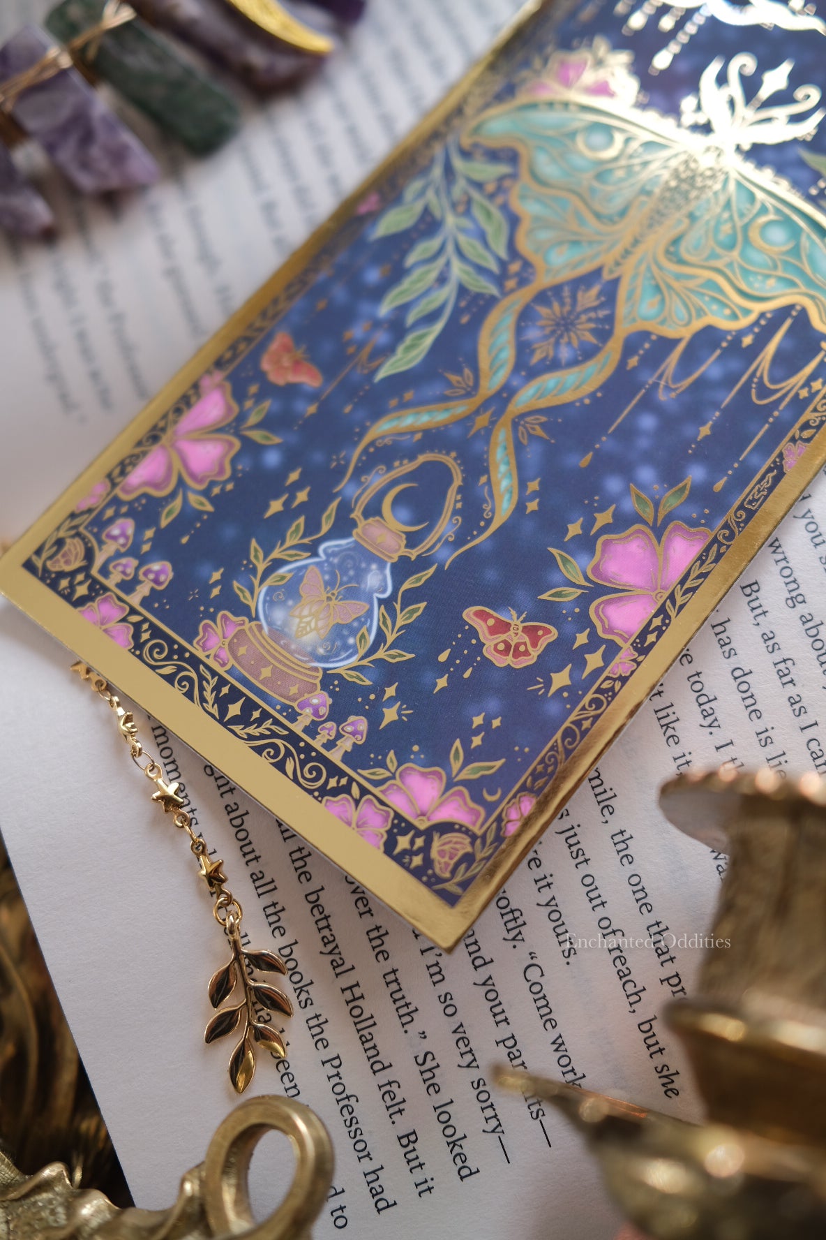 Enchanted Moth Bookmark