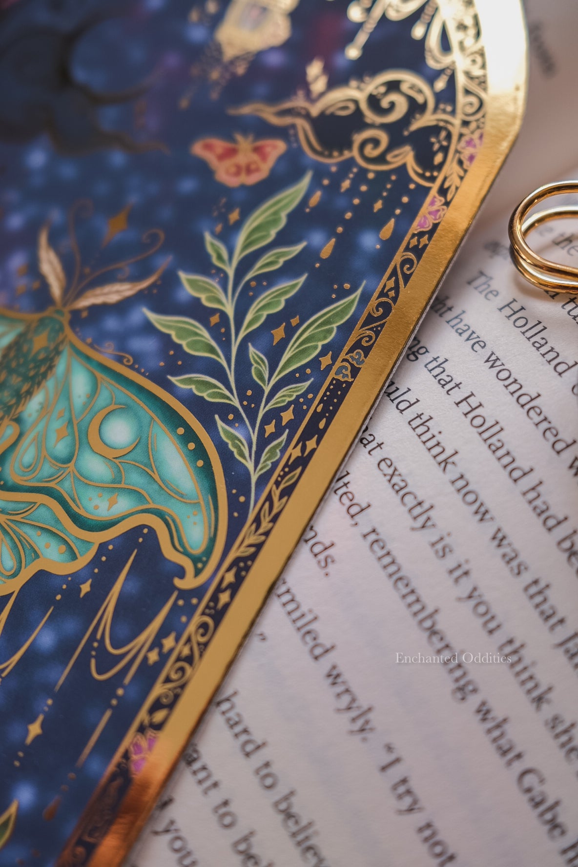 Enchanted Moth Bookmark