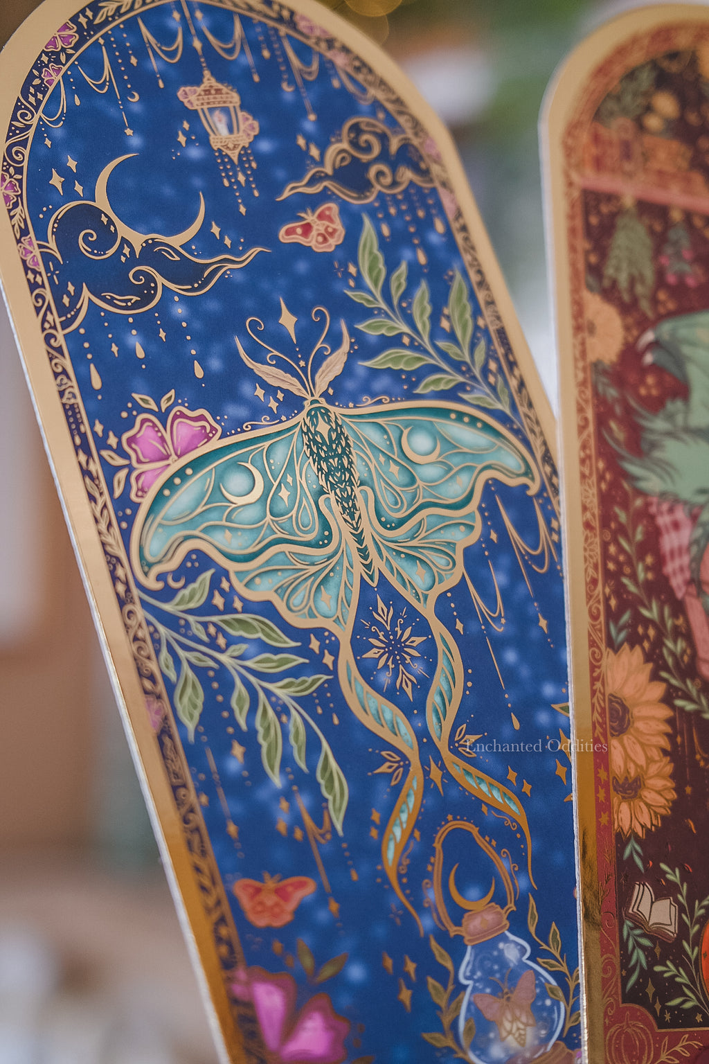 Enchanted Moth Bookmark