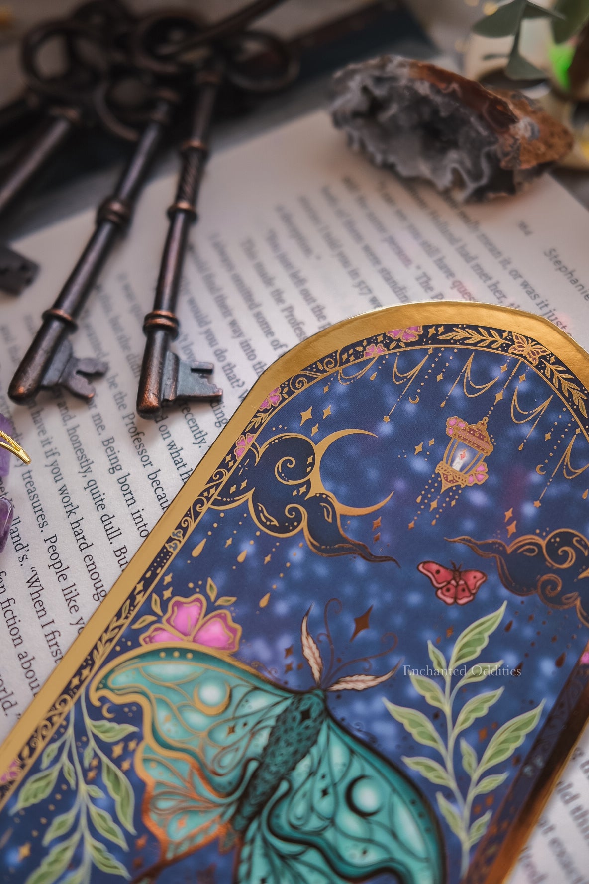 Enchanted Moth Bookmark