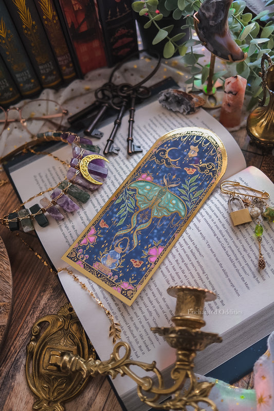Enchanted Moth Bookmark