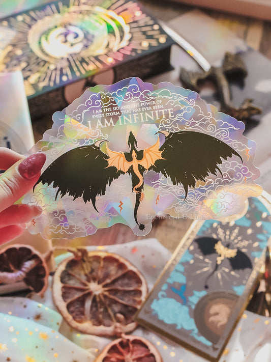 I Am Infinite Suncatcher Decal