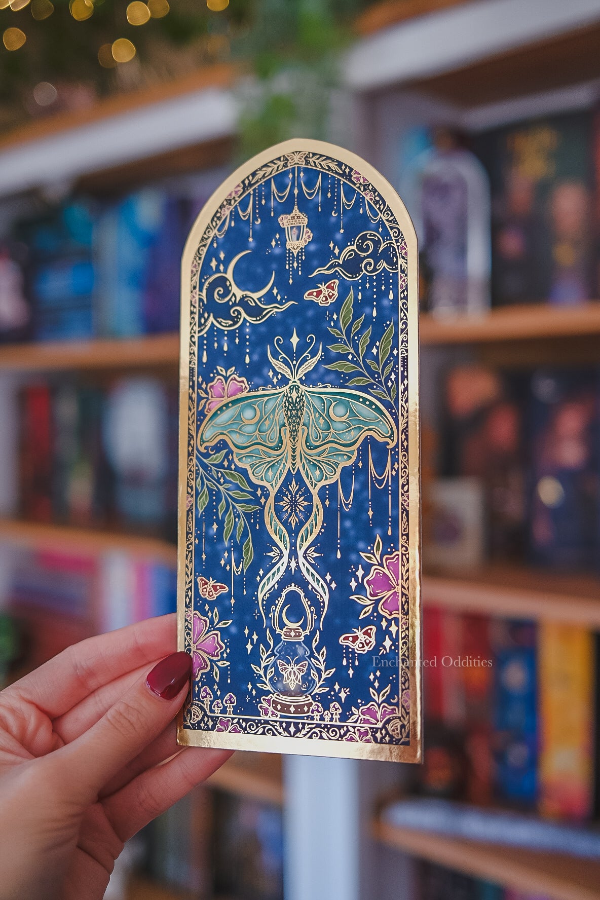 Enchanted Moth Bookmark