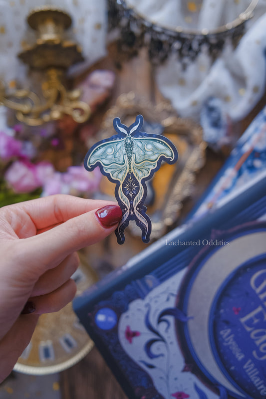 Enchanted Moth Sticker