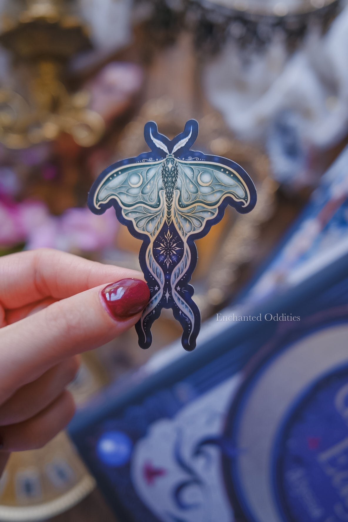 Enchanted Moth Sticker