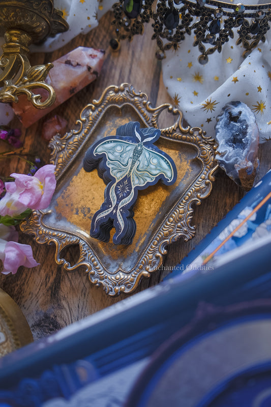Enchanted Moth Sticker