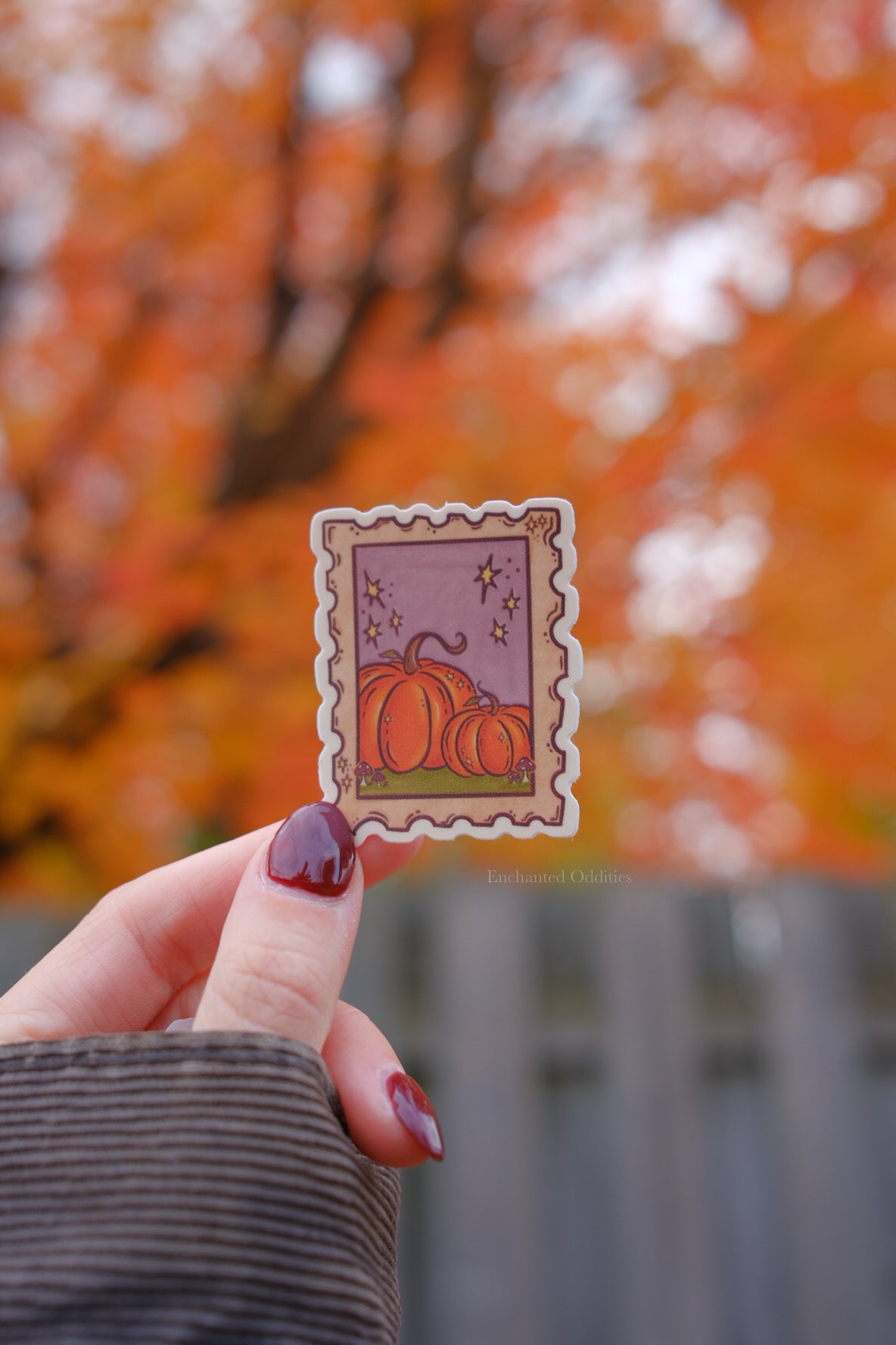 Pumpkin Stamp sticker