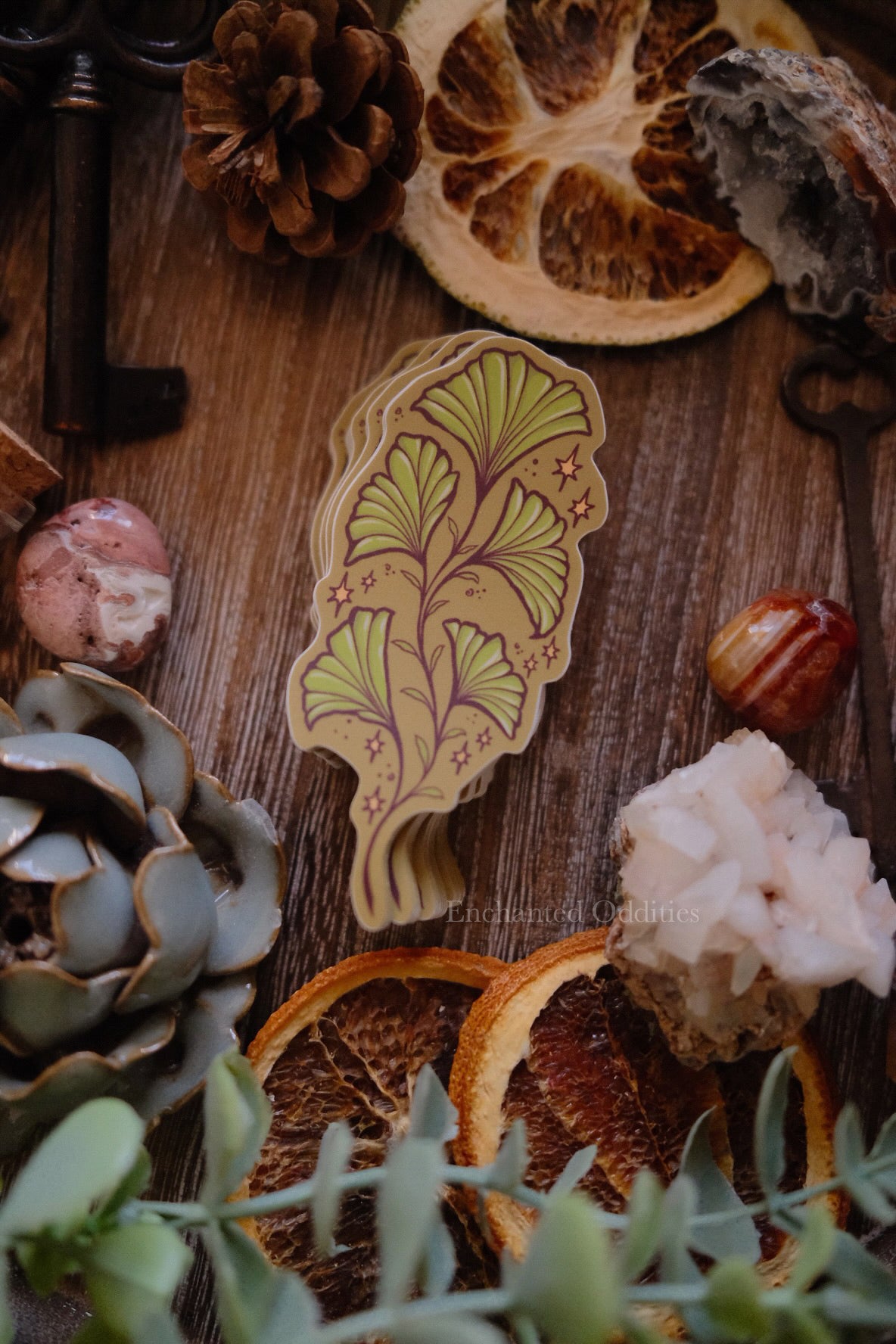 Ginkgo Leaf sticker