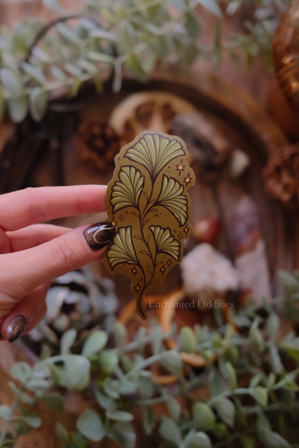 Ginkgo Leaf Magnet