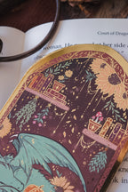 Sleepy Harvest Dragon Bookmark