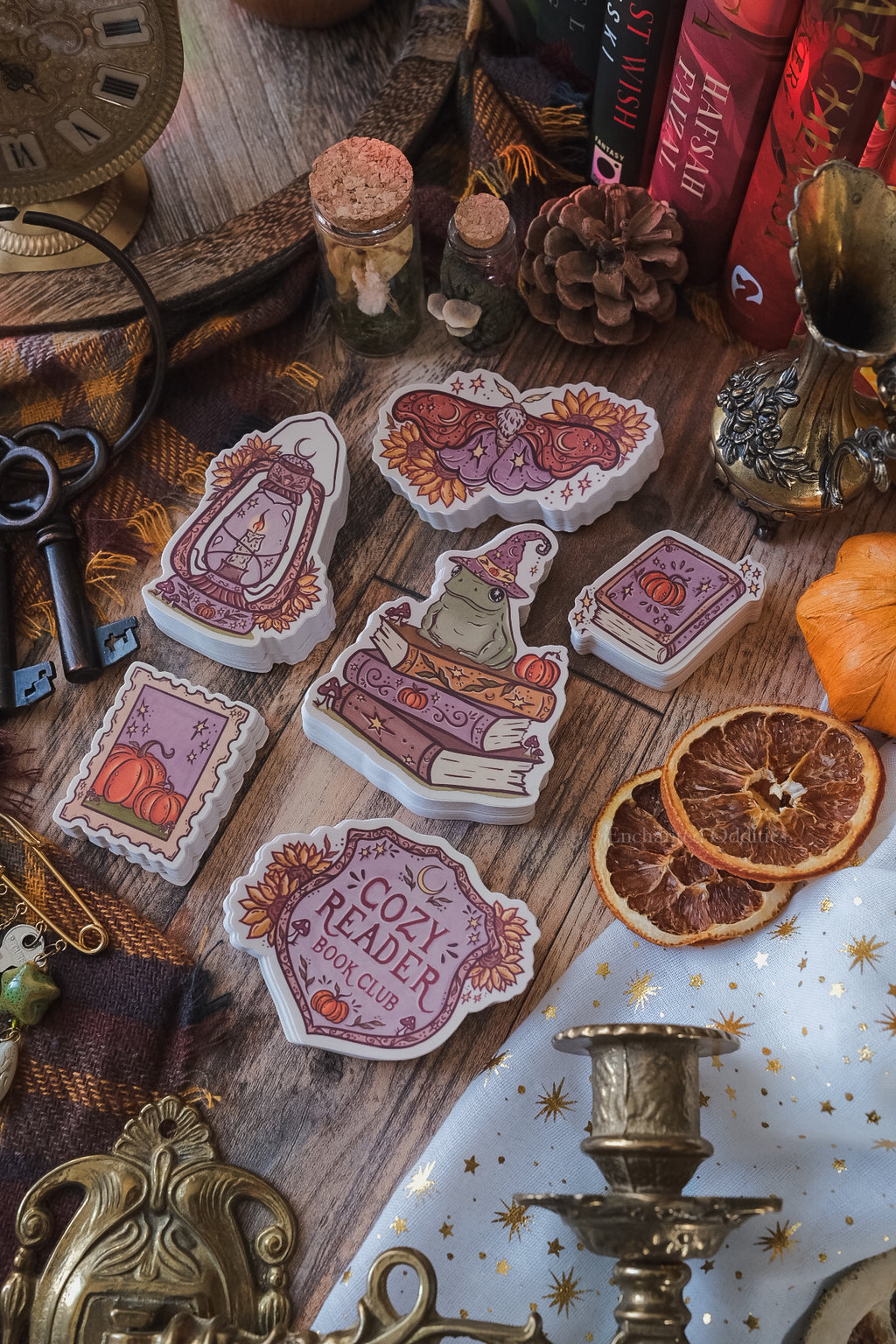 Cozy Reader Sticker Bundle