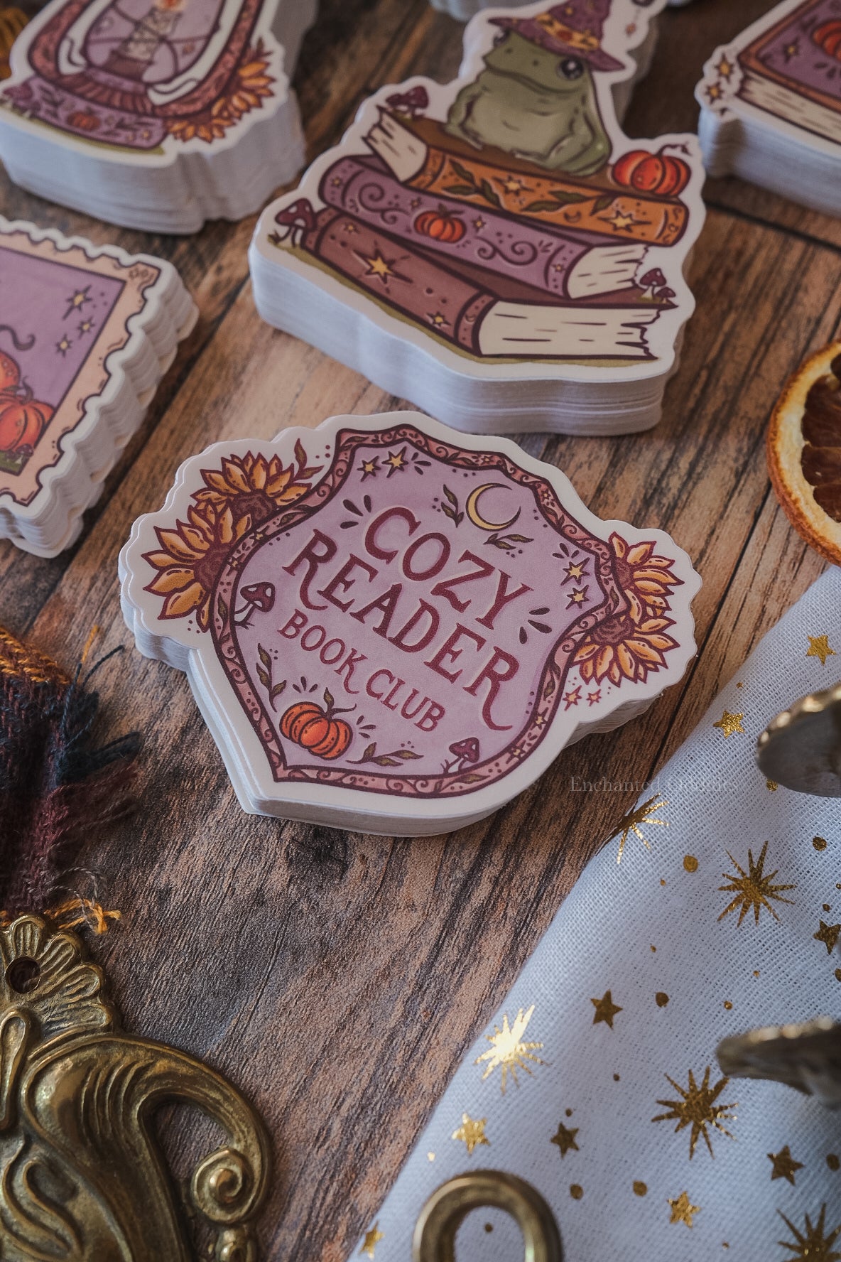 Cozy Reader Sticker Bundle