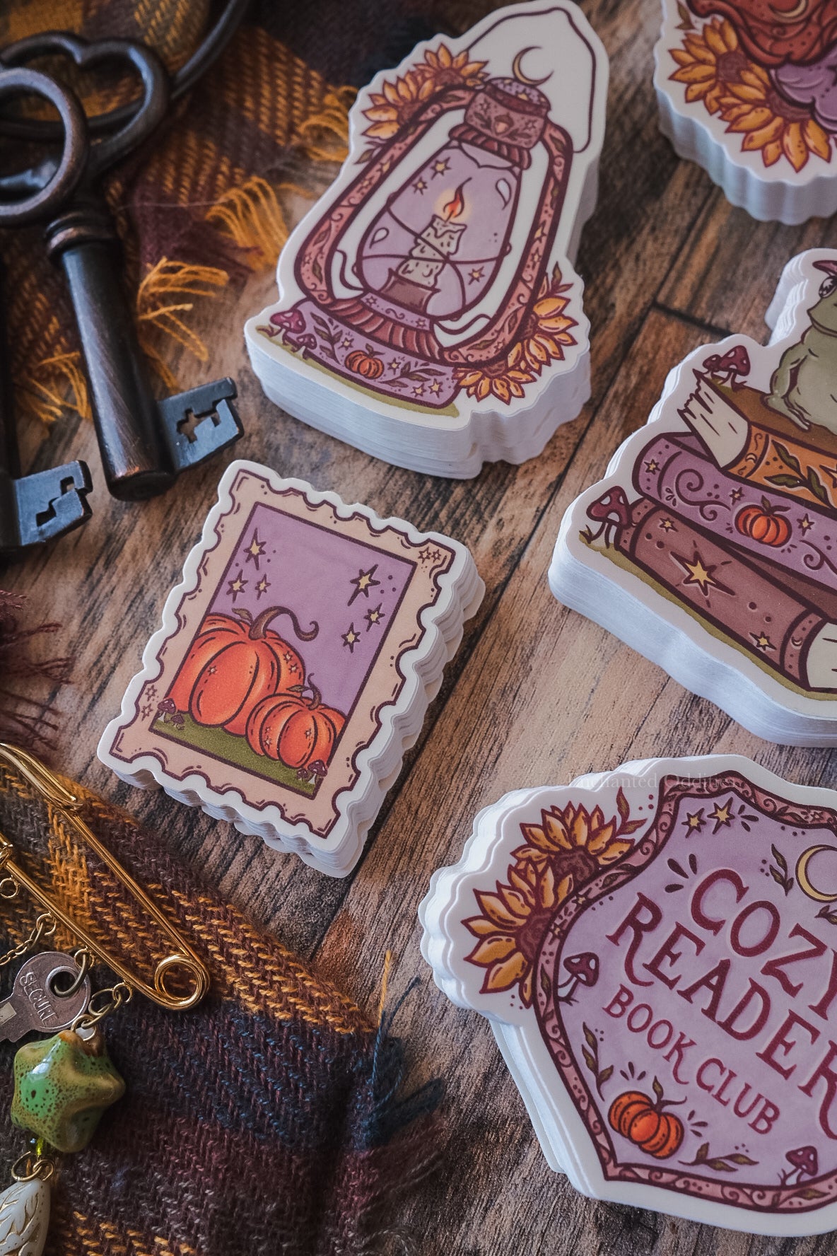 Cozy Reader Sticker Bundle