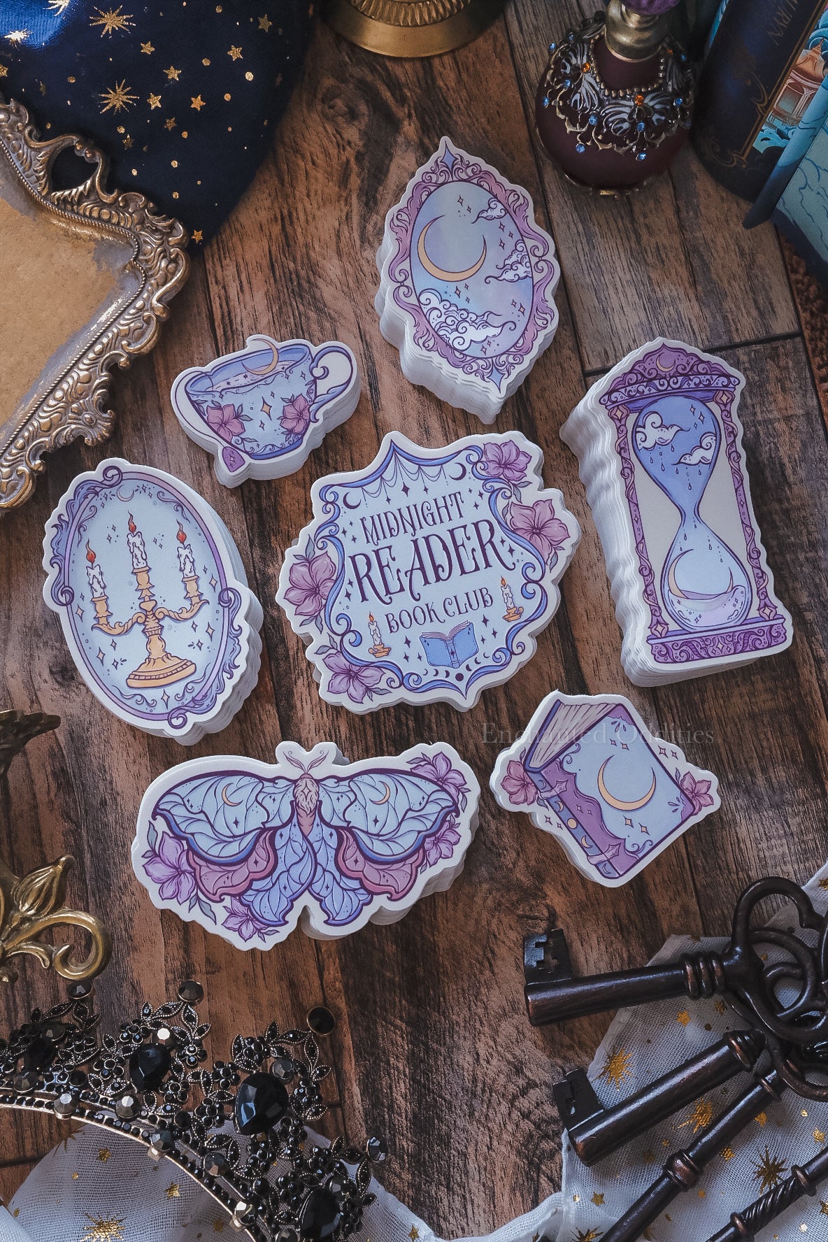 Midnight Reader Sticker Pack