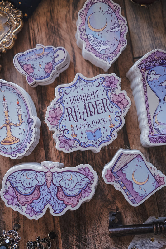 Midnight Reader Sticker Pack