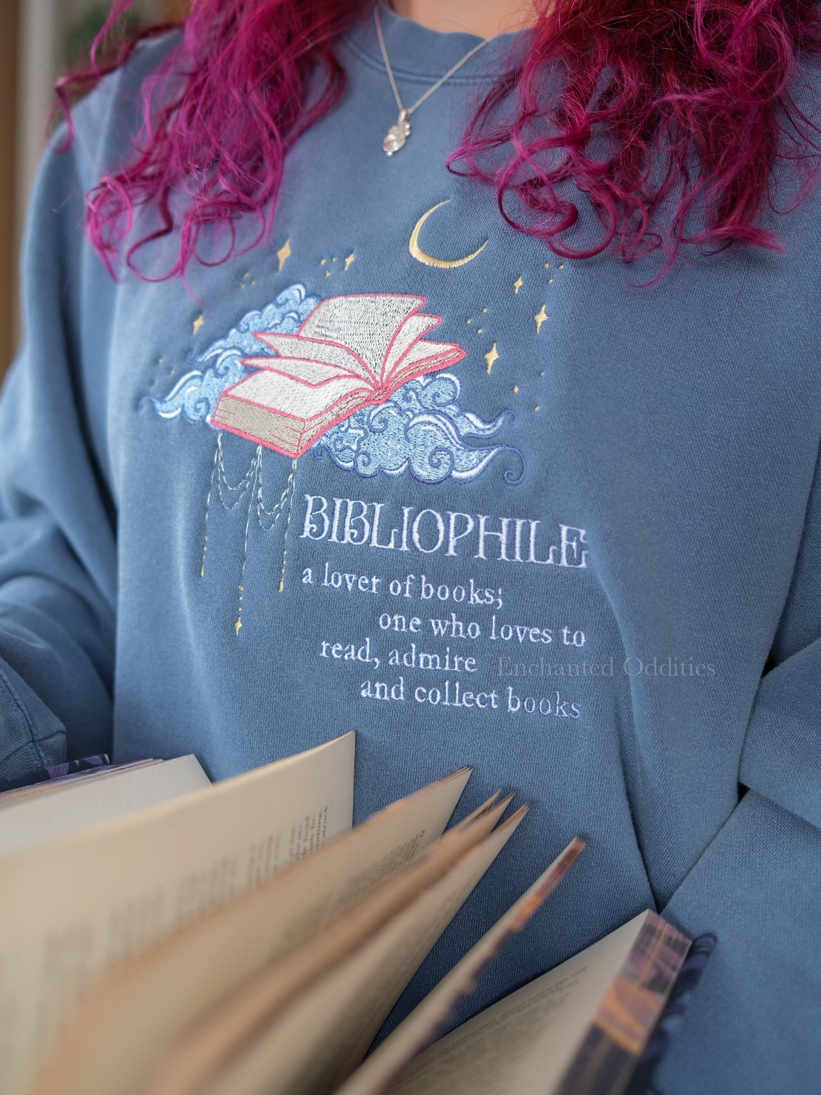 Bibliophile crewneck
