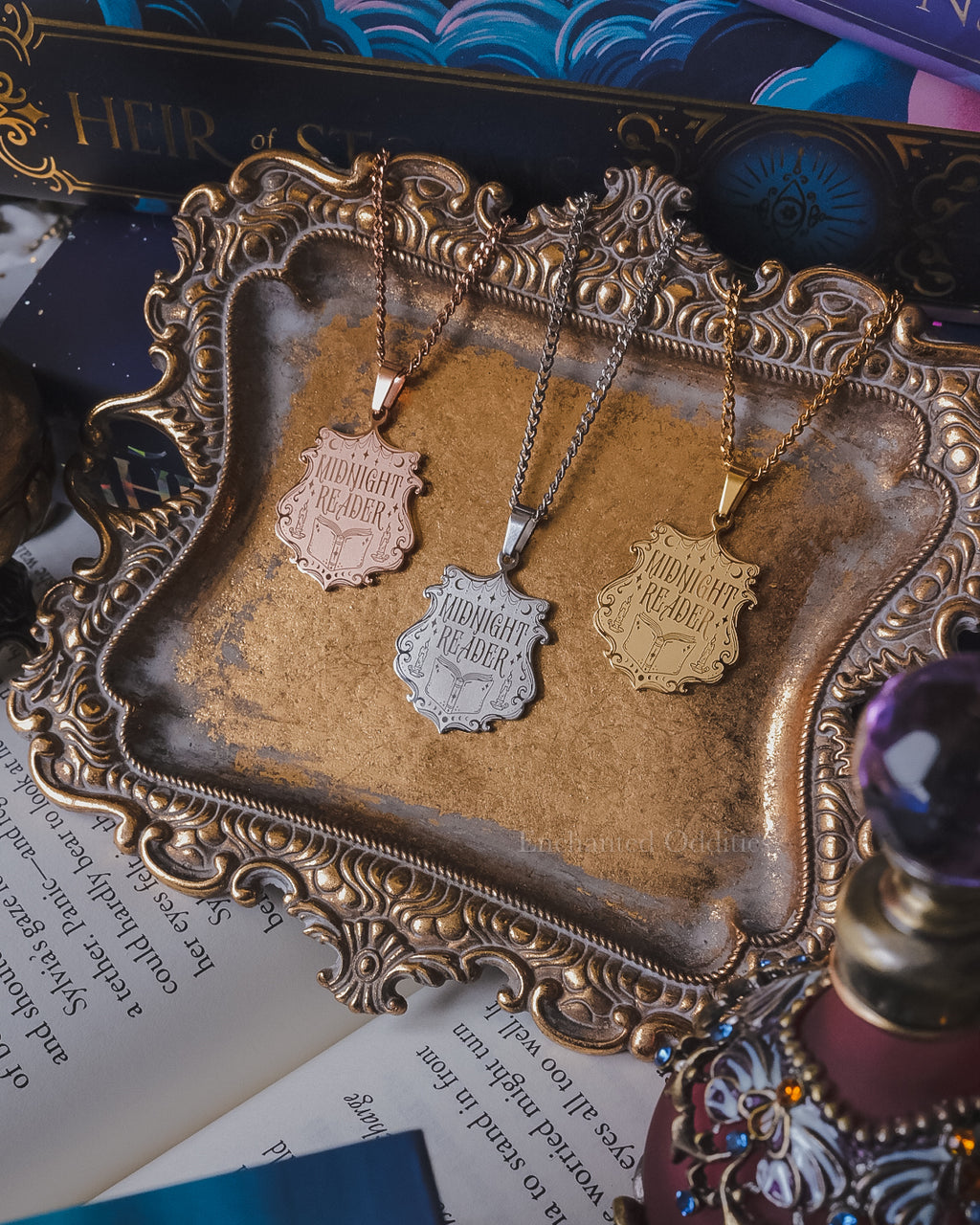 Midnight Reader Necklace