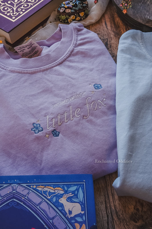 Little Fox tee in lilac
