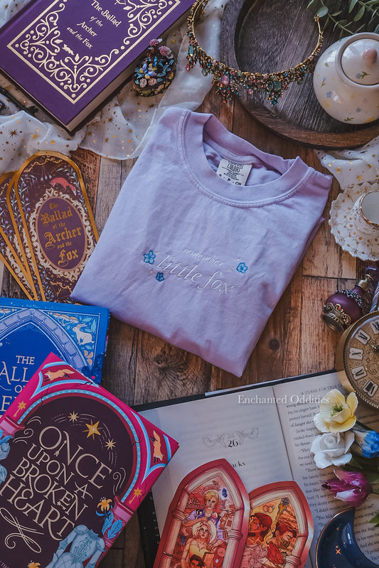 Little Fox tee in lilac