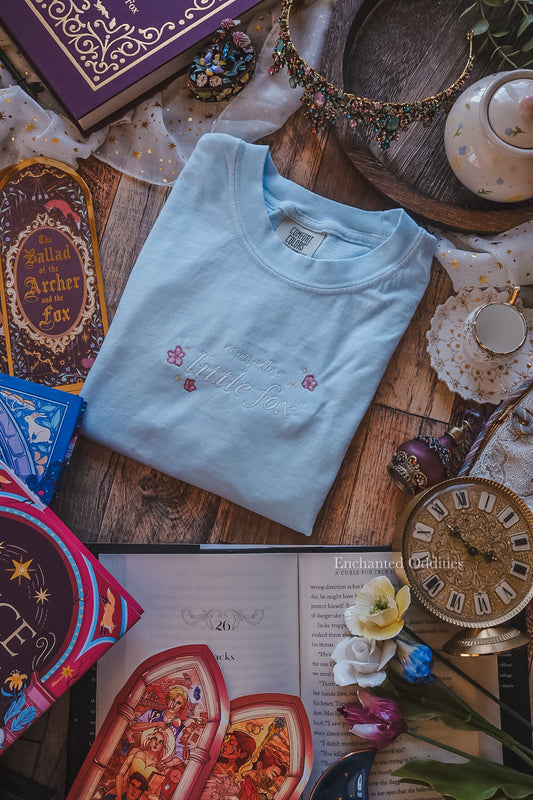 Little Fox tee in blue