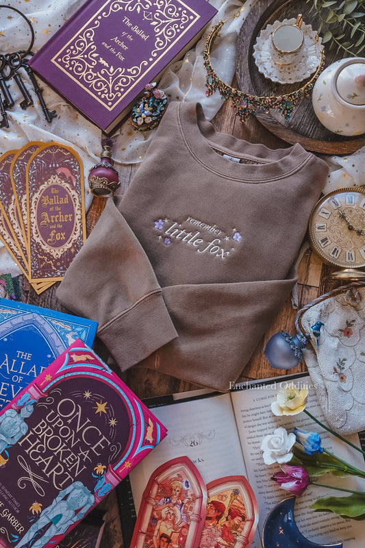 Little Fox crewneck in Brown