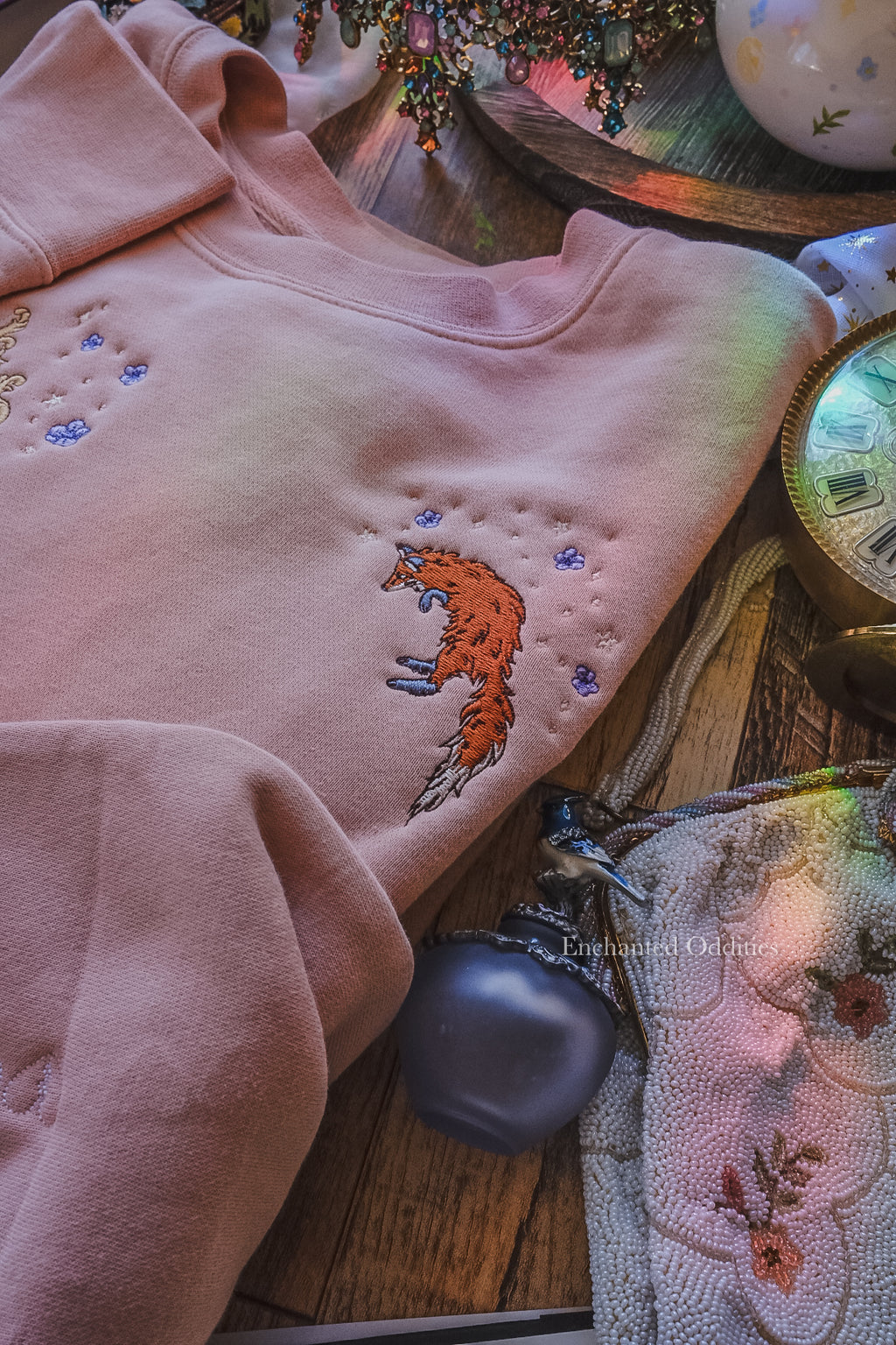 Archer & the Fox crewneck in PINK
