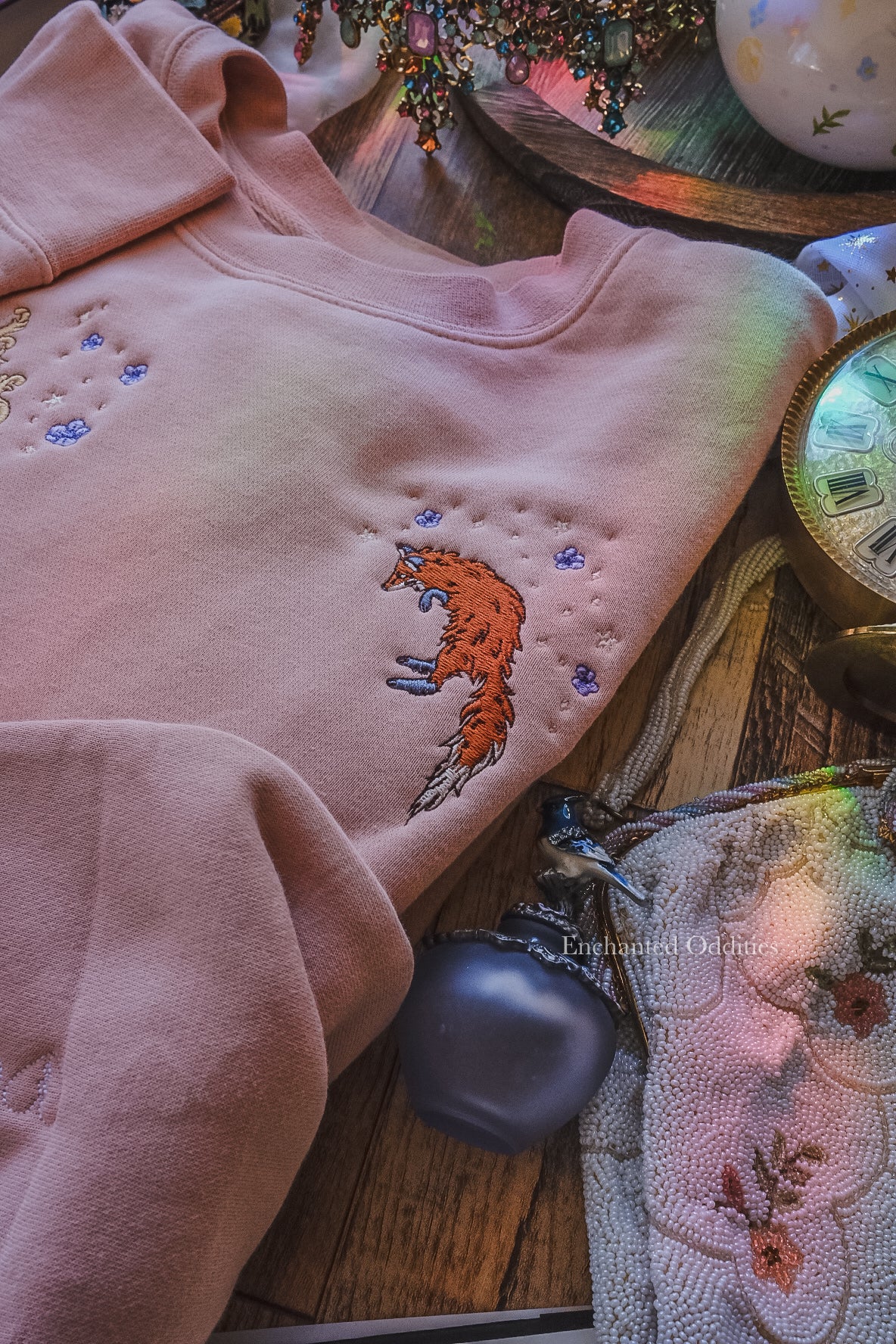 Archer & the Fox crewneck in PINK