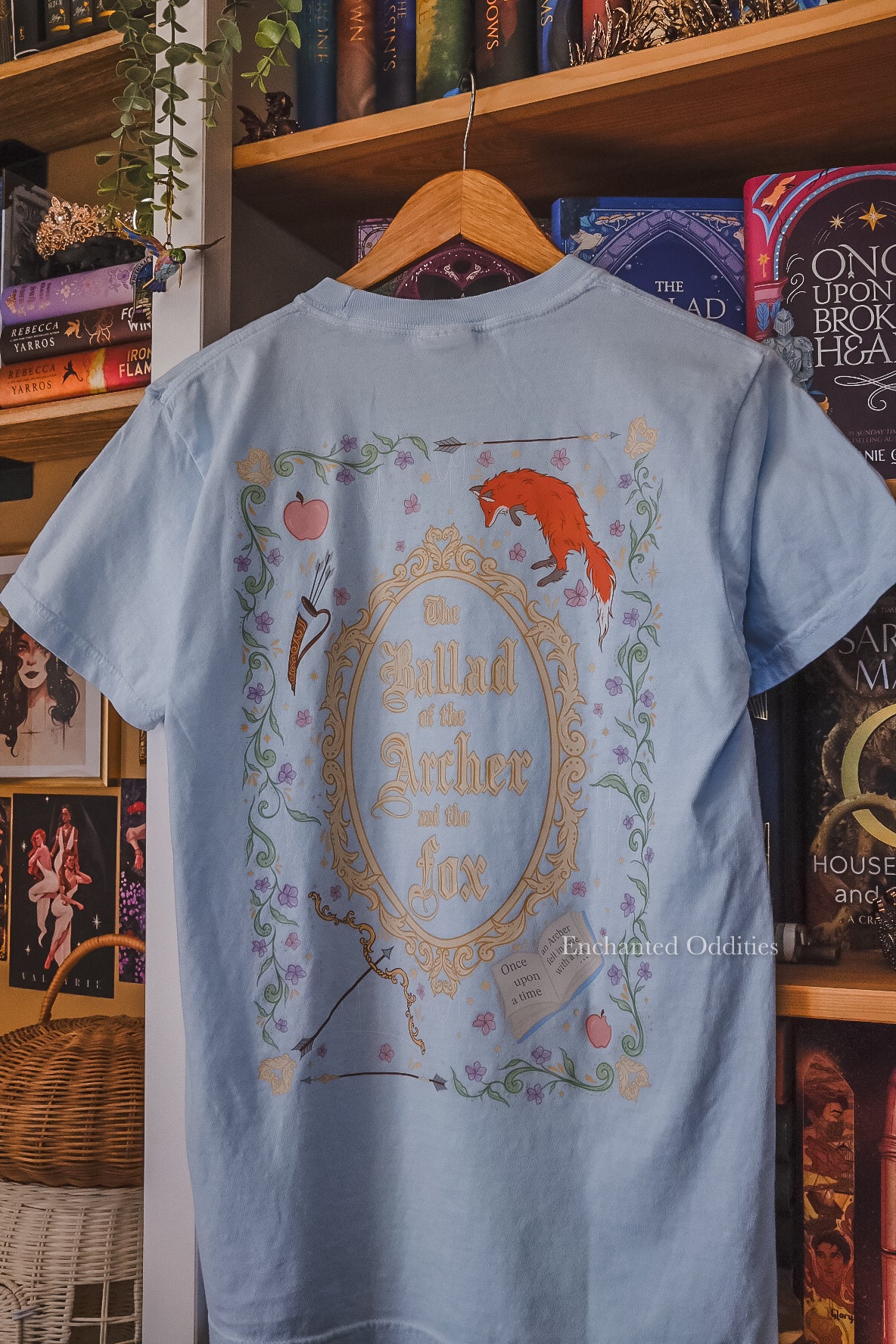 Little Fox tee in blue