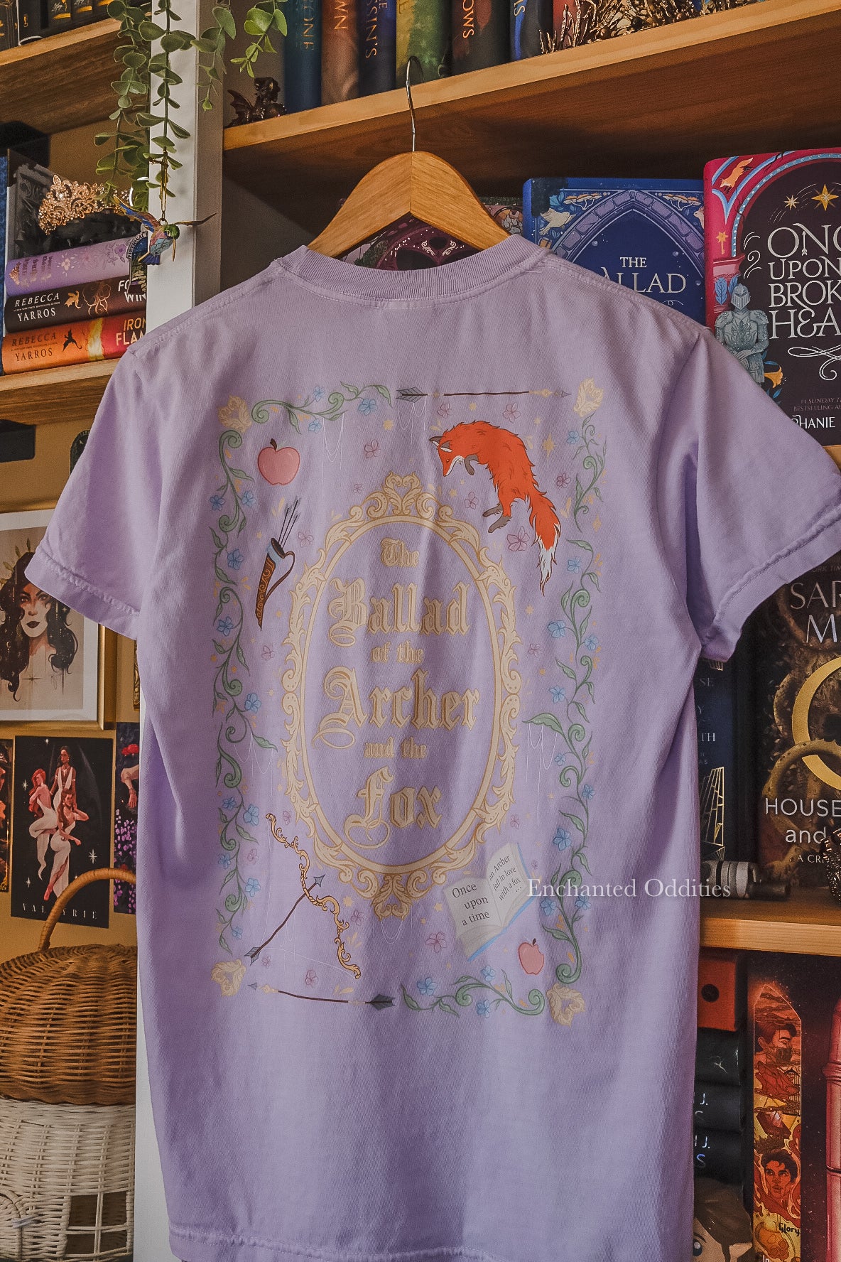 Little Fox tee in lilac
