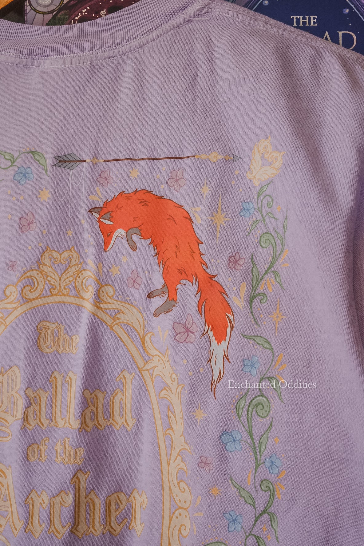 Little Fox tee in lilac