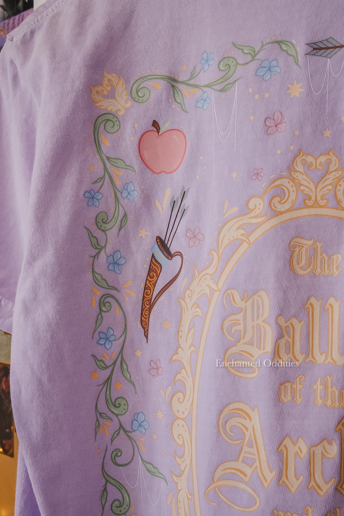 Little Fox tee in lilac