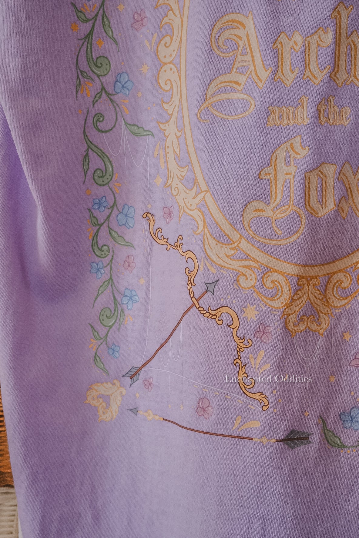 Little Fox tee in lilac