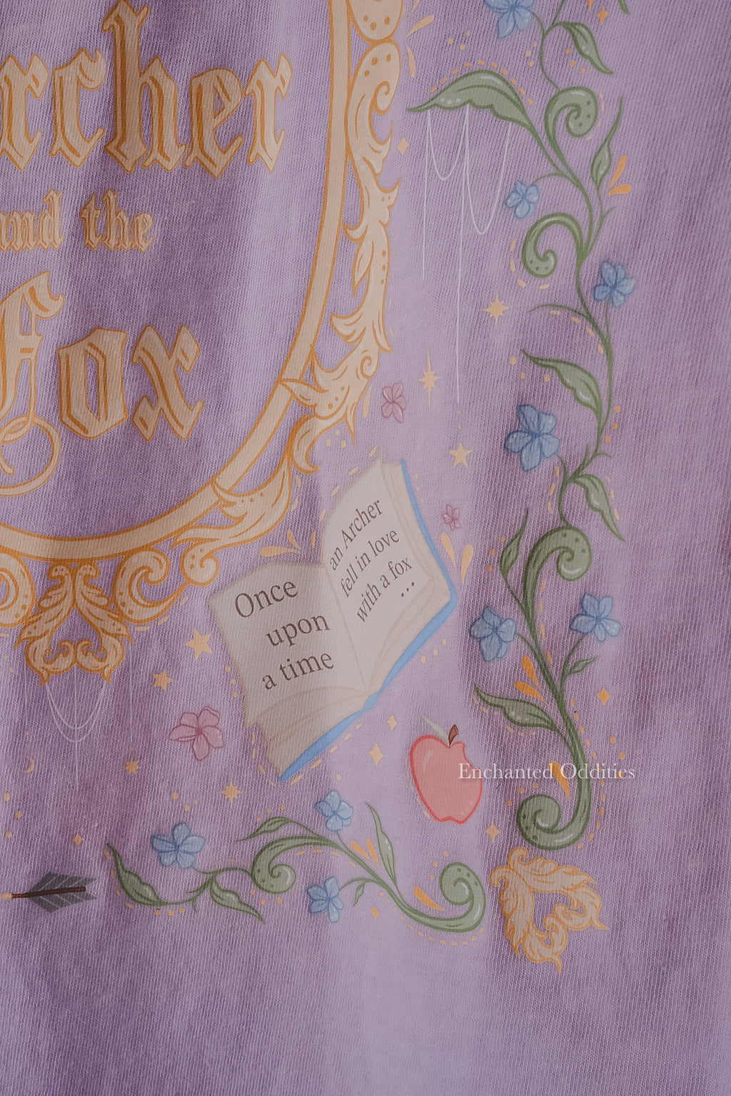 Little Fox tee in lilac